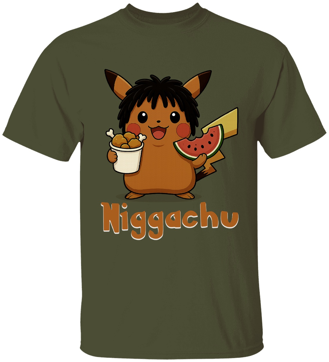 Niggachu Pokemon Shirt - Image 9