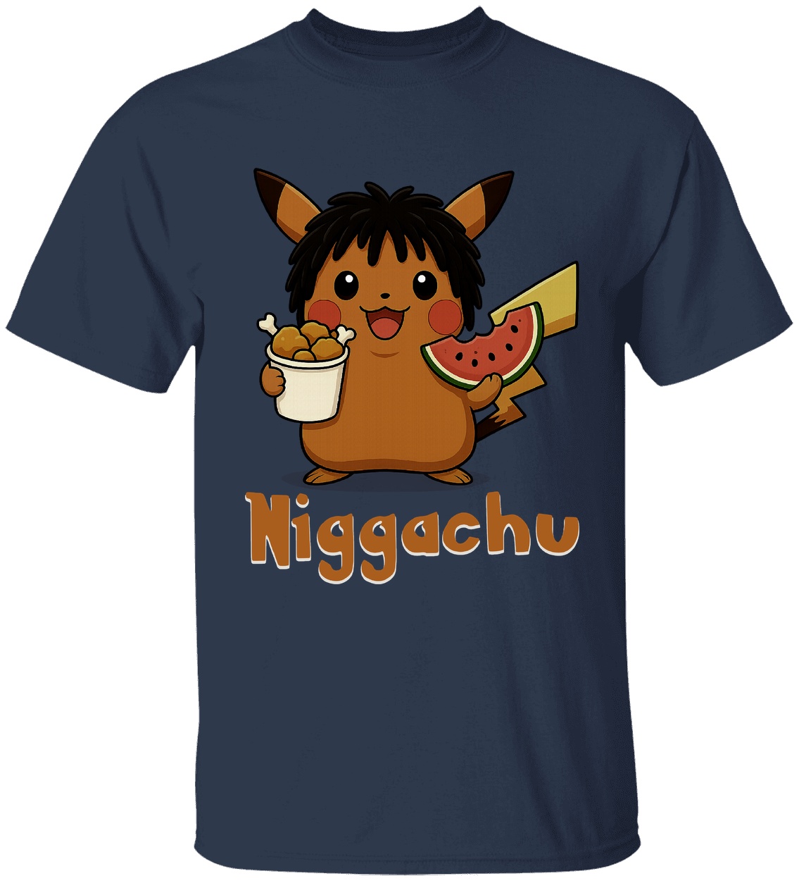 Niggachu Pokemon Shirt - Image 8