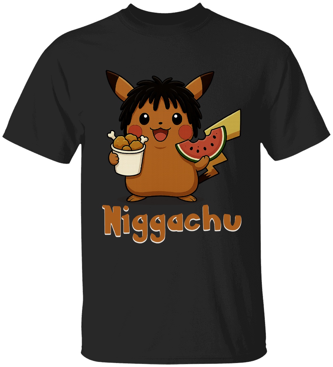 Niggachu Pokemon Shirt - Image 3