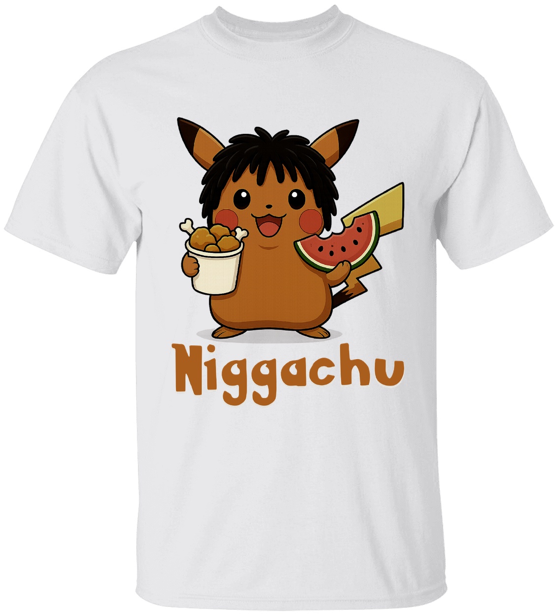 Niggachu Pokemon Shirt - Image 2